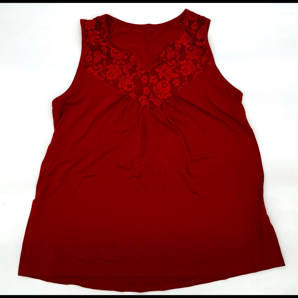 Women’s V neck Henley tank.